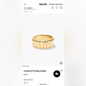 Mejuri gold ring